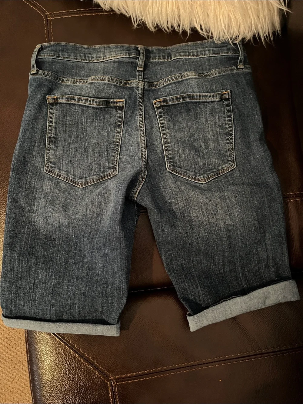 Banana Republic Faded Blue Denim Jean Shorts